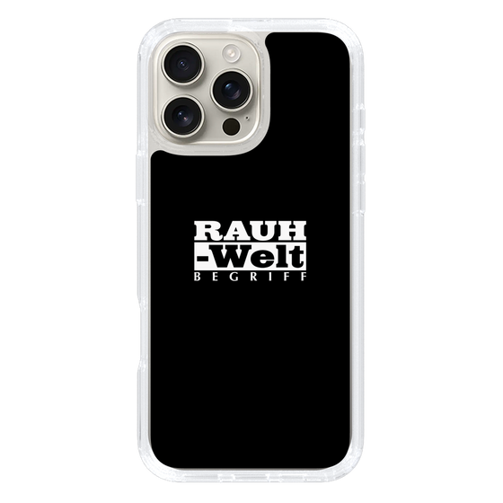 Slim Protection Case［ RAUH-Welt BEGRIFF - Logo - Black ］