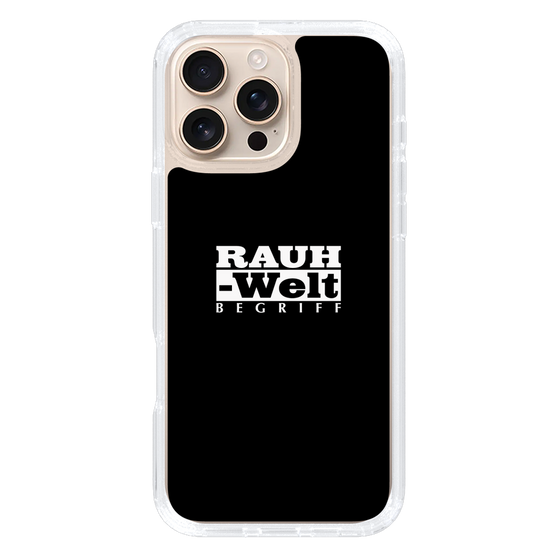 Slim Protection Case［ RAUH-Welt BEGRIFF - Logo - Black ］