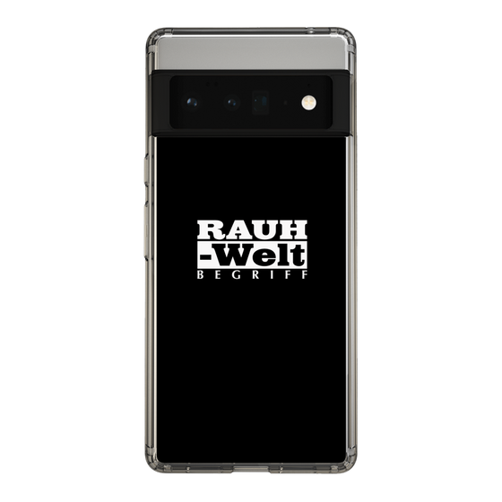Slim Protection Case［ RAUH-Welt BEGRIFF - Logo - Black ］