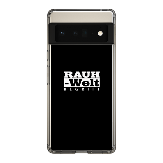 Slim Protection Case［ RAUH-Welt BEGRIFF - Logo - Black ］