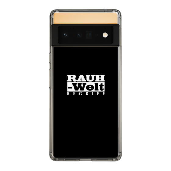 Slim Protection Case［ RAUH-Welt BEGRIFF - Logo - Black ］