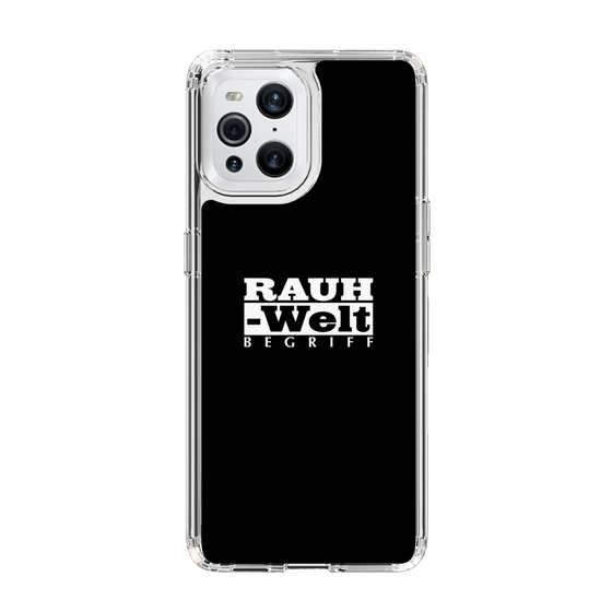 Slim Protection Case［ RAUH-Welt BEGRIFF - Logo - Black ］
