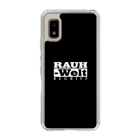 Slim Protection Case［ RAUH-Welt BEGRIFF - Logo - Black ］