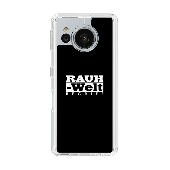 Slim Protection Case［ RAUH-Welt BEGRIFF - Logo - Black ］