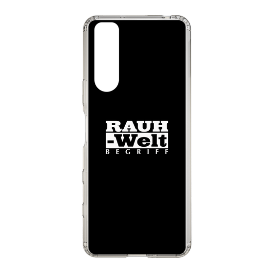 Slim Protection Case［ RAUH-Welt BEGRIFF - Logo - Black ］