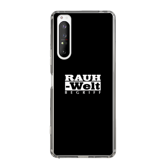 Slim Protection Case［ RAUH-Welt BEGRIFF - Logo - Black ］