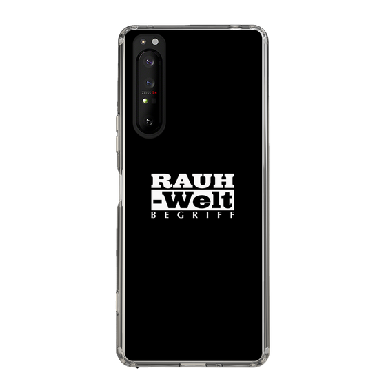 Slim Protection Case［ RAUH-Welt BEGRIFF - Logo - Black ］
