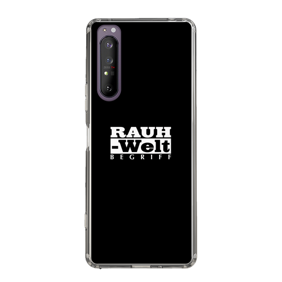 Slim Protection Case［ RAUH-Welt BEGRIFF - Logo - Black ］