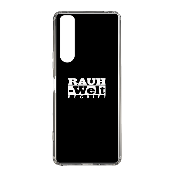 Slim Protection Case［ RAUH-Welt BEGRIFF - Logo - Black ］