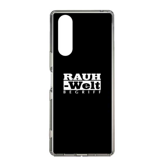 Slim Protection Case［ RAUH-Welt BEGRIFF - Logo - Black ］