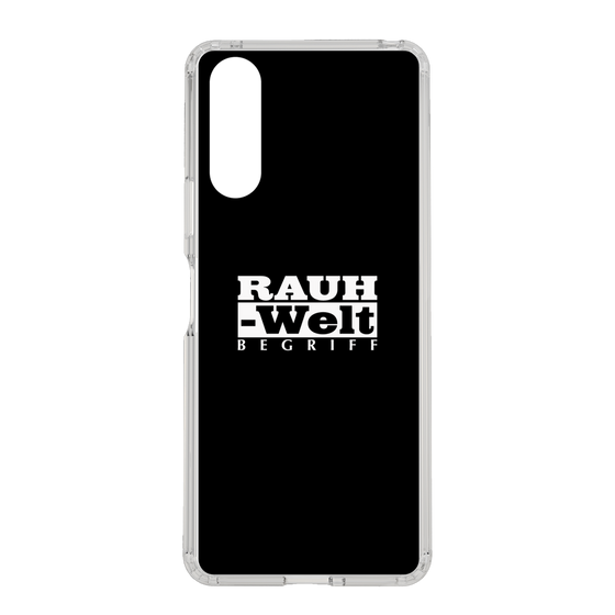 Slim Protection Case［ RAUH-Welt BEGRIFF - Logo - Black ］