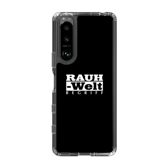 Slim Protection Case［ RAUH-Welt BEGRIFF - Logo - Black ］