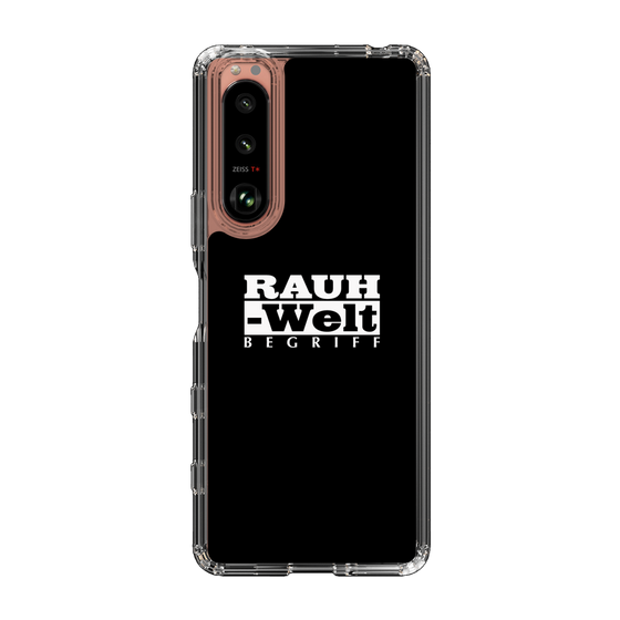 Slim Protection Case［ RAUH-Welt BEGRIFF - Logo - Black ］