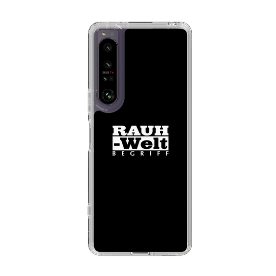 Slim Protection Case［ RAUH-Welt BEGRIFF - Logo - Black ］