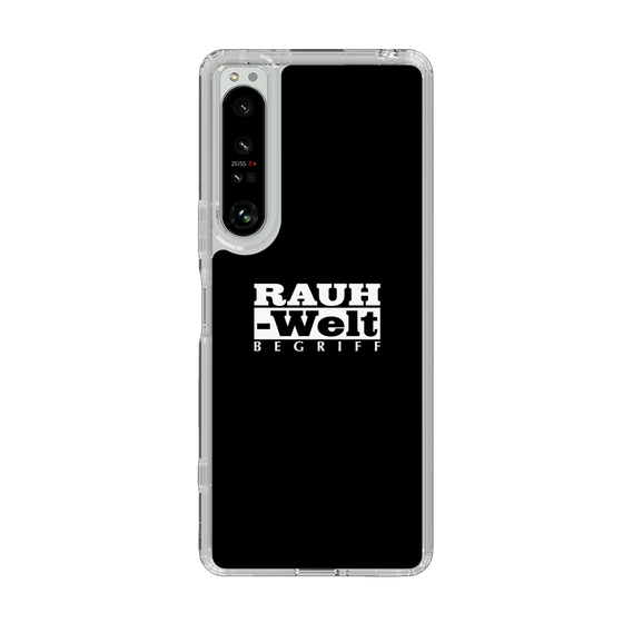 Slim Protection Case［ RAUH-Welt BEGRIFF - Logo - Black ］