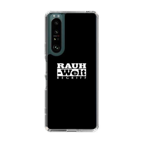 Slim Protection Case［ RAUH-Welt BEGRIFF - Logo - Black ］