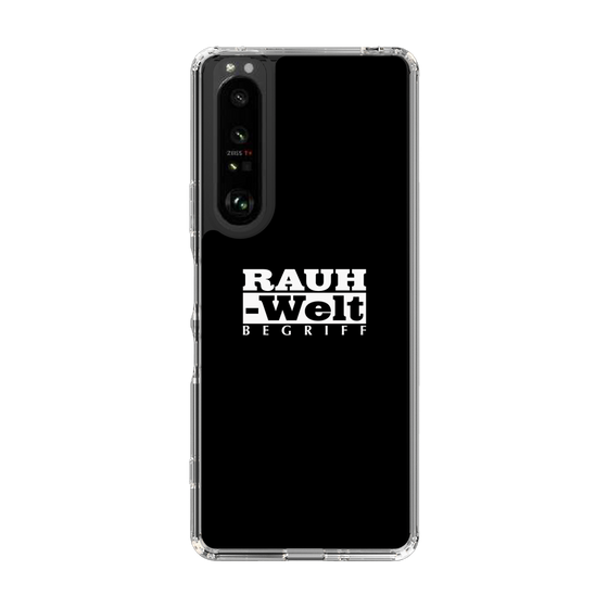 Slim Protection Case［ RAUH-Welt BEGRIFF - Logo - Black ］