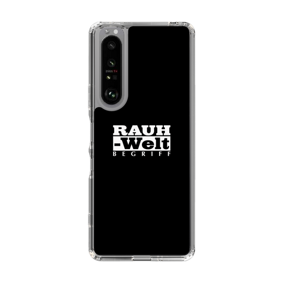 Slim Protection Case［ RAUH-Welt BEGRIFF - Logo - Black ］