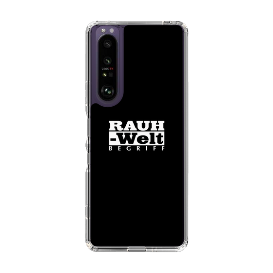 Slim Protection Case［ RAUH-Welt BEGRIFF - Logo - Black ］