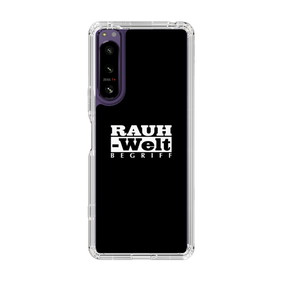 Slim Protection Case［ RAUH-Welt BEGRIFF - Logo - Black ］
