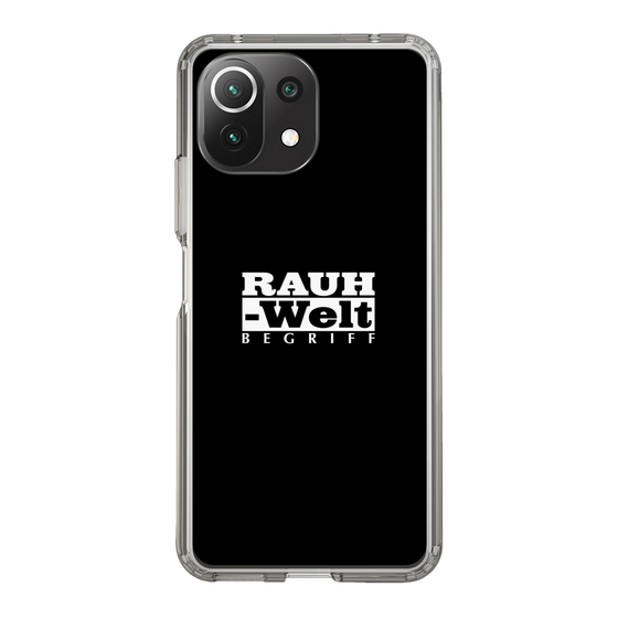 Slim Protection Case［ RAUH-Welt BEGRIFF - Logo - Black ］