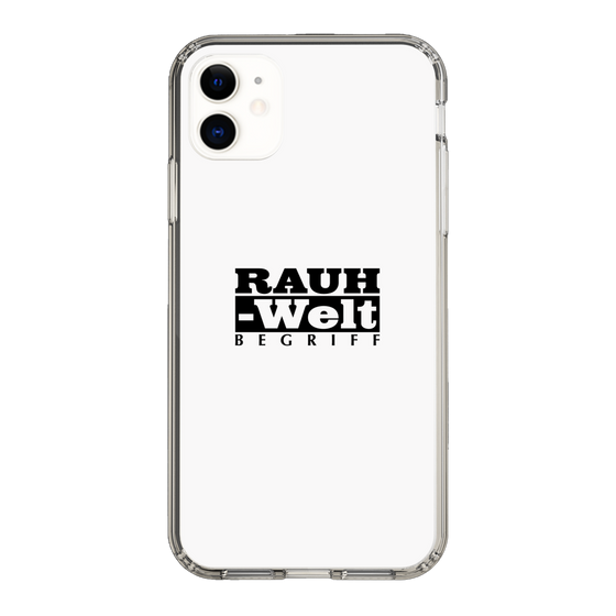 Slim Protection Case［ RAUH-Welt BEGRIFF - Logo - White ］