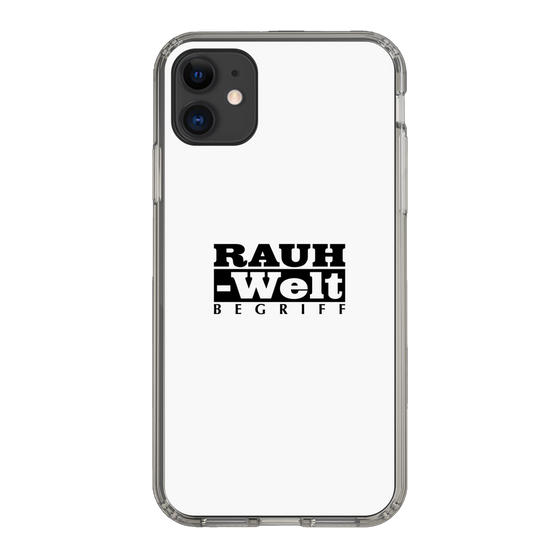 Slim Protection Case［ RAUH-Welt BEGRIFF - Logo - White ］