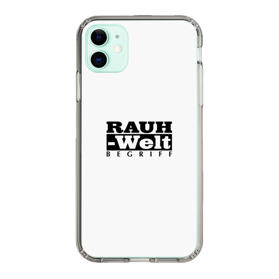 Slim Protection Case［ RAUH-Welt BEGRIFF - Logo - White ］