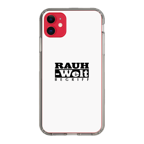 Slim Protection Case［ RAUH-Welt BEGRIFF - Logo - White ］
