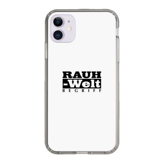 Slim Protection Case［ RAUH-Welt BEGRIFF - Logo - White ］