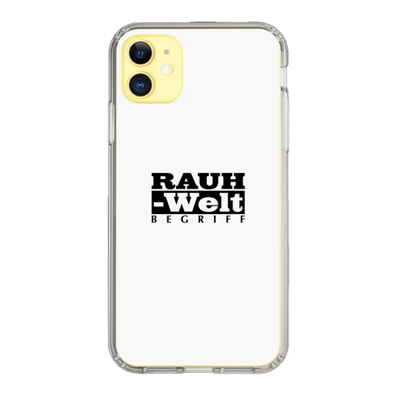 Slim Protection Case［ RAUH-Welt BEGRIFF - Logo - White ］