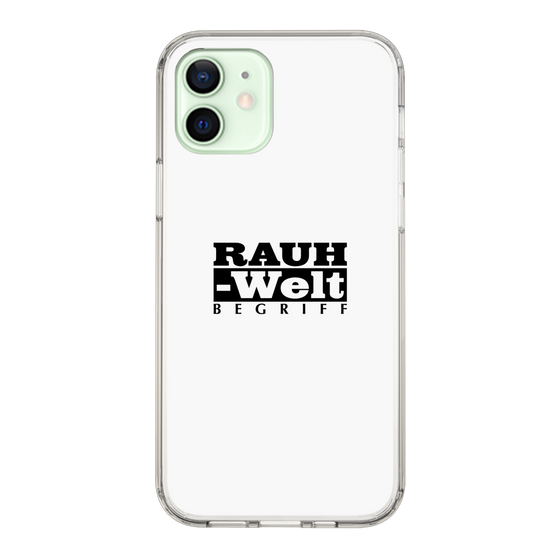 Slim Protection Case［ RAUH-Welt BEGRIFF - Logo - White ］