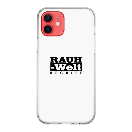 Slim Protection Case［ RAUH-Welt BEGRIFF - Logo - White ］