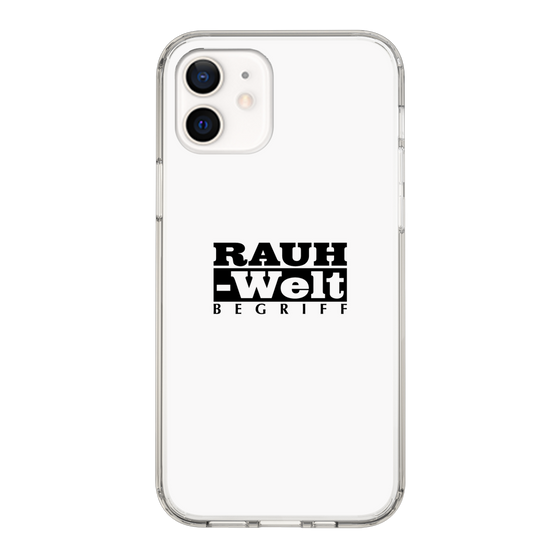 Slim Protection Case［ RAUH-Welt BEGRIFF - Logo - White ］