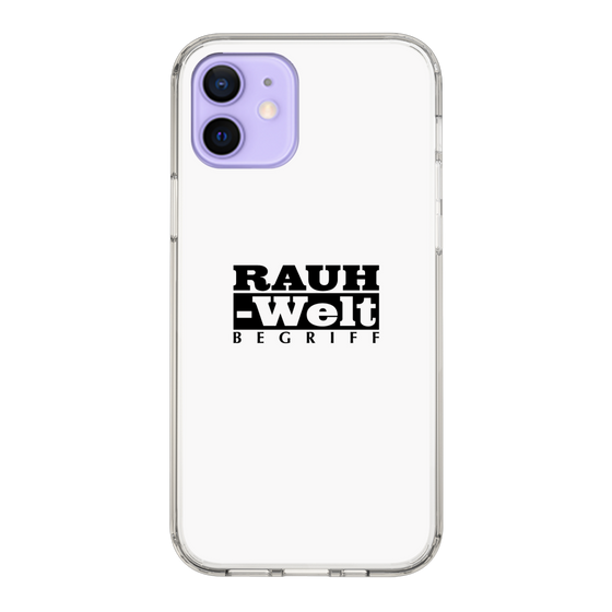 Slim Protection Case［ RAUH-Welt BEGRIFF - Logo - White ］