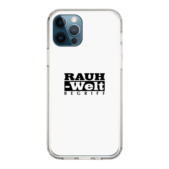 Slim Protection Case［ RAUH-Welt BEGRIFF - Logo - White ］