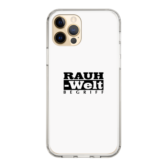 Slim Protection Case［ RAUH-Welt BEGRIFF - Logo - White ］