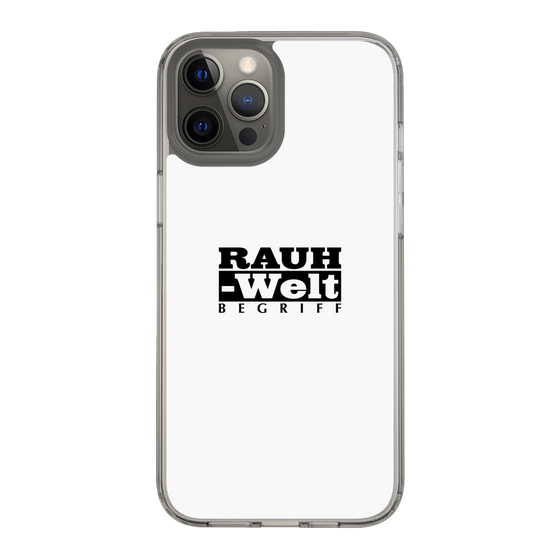 Slim Protection Case［ RAUH-Welt BEGRIFF - Logo - White ］