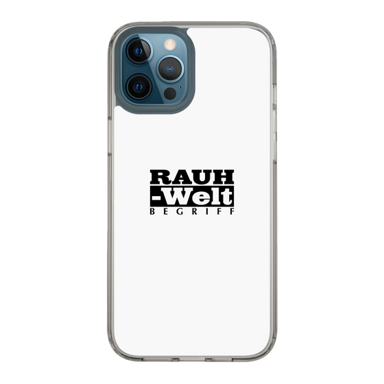 Slim Protection Case［ RAUH-Welt BEGRIFF - Logo - White ］