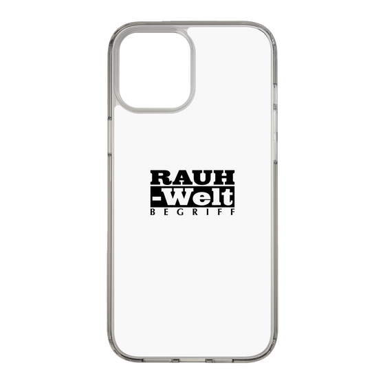 Slim Protection Case［ RAUH-Welt BEGRIFF - Logo - White ］