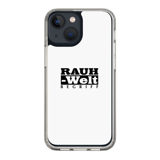 Slim Protection Case［ RAUH-Welt BEGRIFF - Logo - White ］