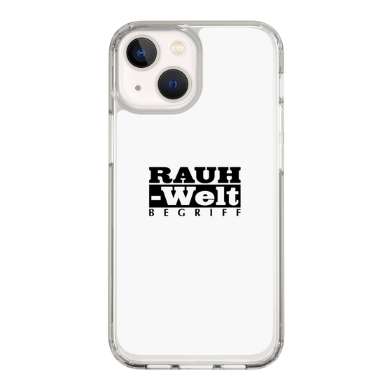 Slim Protection Case［ RAUH-Welt BEGRIFF - Logo - White ］