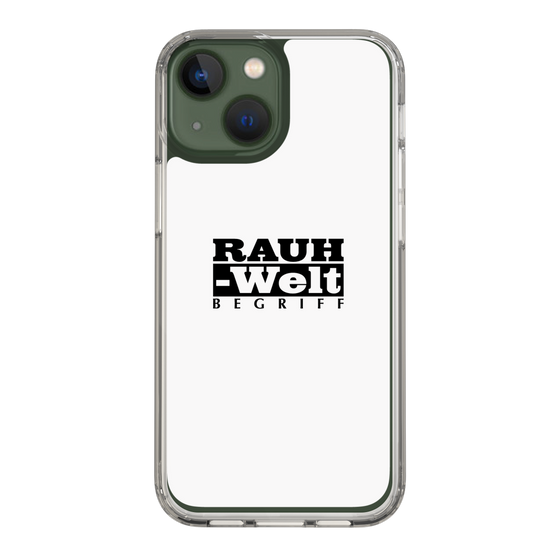 Slim Protection Case［ RAUH-Welt BEGRIFF - Logo - White ］