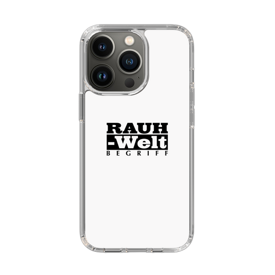 Slim Protection Case［ RAUH-Welt BEGRIFF - Logo - White ］