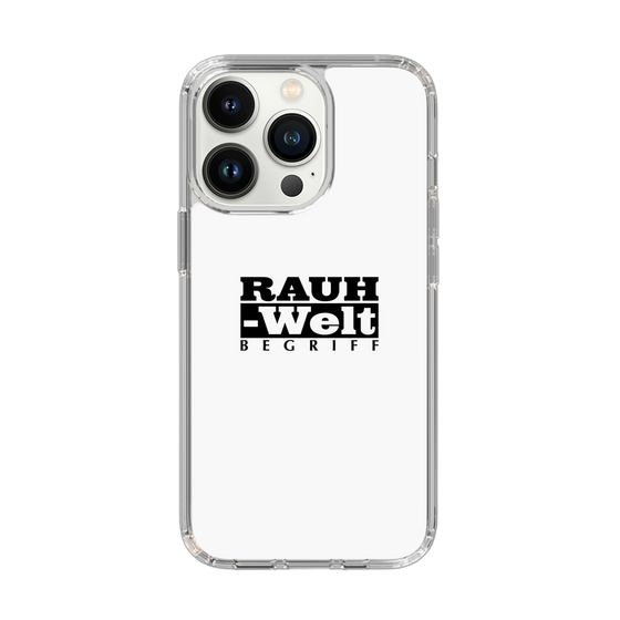 Slim Protection Case［ RAUH-Welt BEGRIFF - Logo - White ］