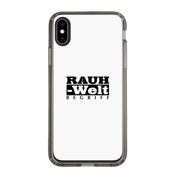 Slim Protection Case［ RAUH-Welt BEGRIFF - Logo - White ］