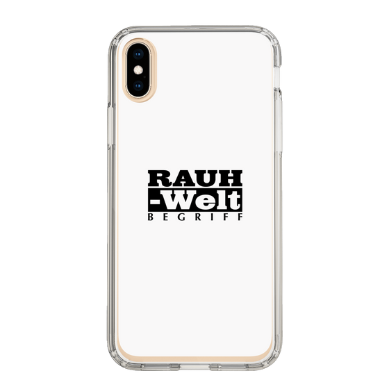 Slim Protection Case［ RAUH-Welt BEGRIFF - Logo - White ］