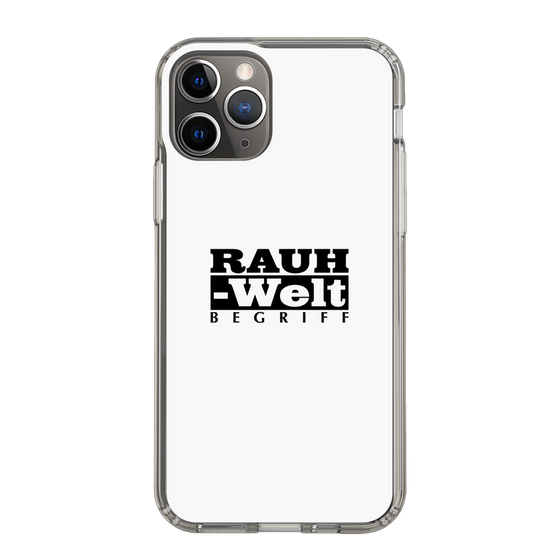 Slim Protection Case［ RAUH-Welt BEGRIFF - Logo - White ］