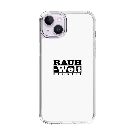 Slim Protection Case［ RAUH-Welt BEGRIFF - Logo - White ］