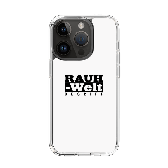 Slim Protection Case［ RAUH-Welt BEGRIFF - Logo - White ］
